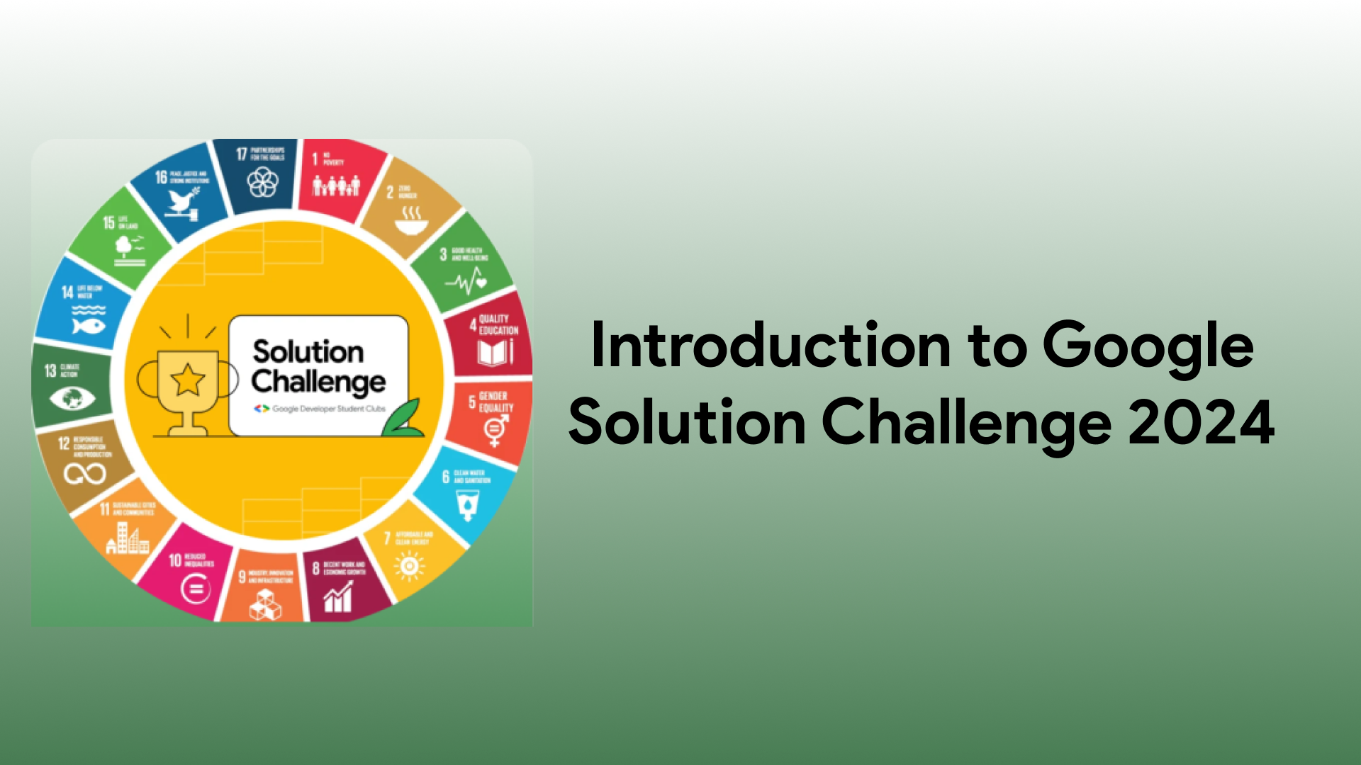Introduction to Google Solution Challenge 2024